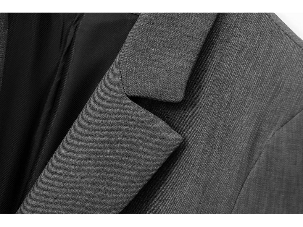 Autumn 2024 Women's European & American Style Slim Fit Padded Shoulder Suit Jacket