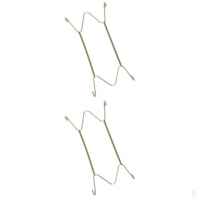 2x Support de rangement mural invisible avec ressort flexible pour
