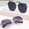 2026 Light Luxury Women's Rimless Cut-Edge Sunglasses Ultra-Light Fashionable Children's Glasses Children's Sunglasses