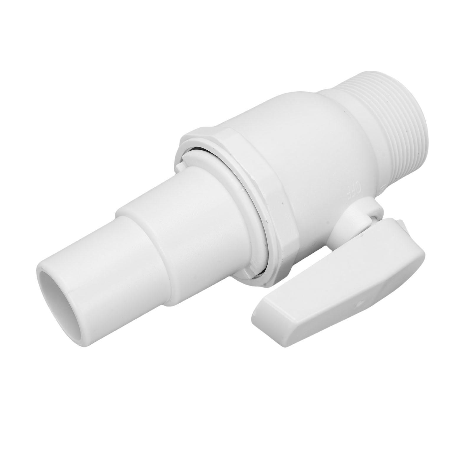 

1.5-1.25 Inch 2 Way Pool Filter Valve, Maximum 50psi Pressure Rating Pool Pump Valve Replacement for Pools Filter Skimmer