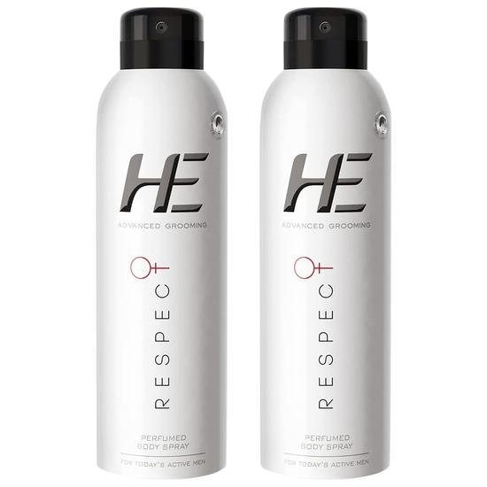 

He Advanced Grooming Respect Perfumed Body Spray For Women, 150ml (Pack Of 2) Fresh