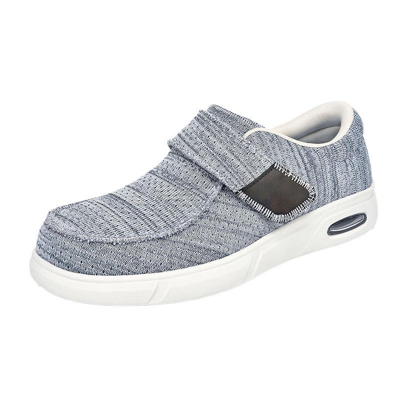 

Summer elderly shoes walking shoes breathable fly woven mesh casual 36 сірий колір