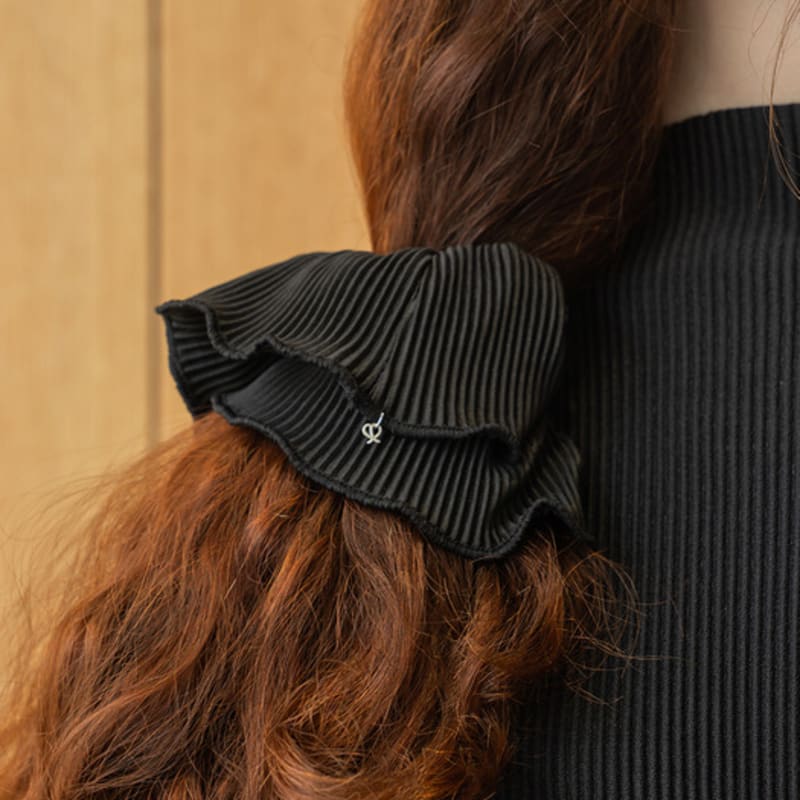 Ssecondo Pleats Scrunchie, Hana_2 Colors