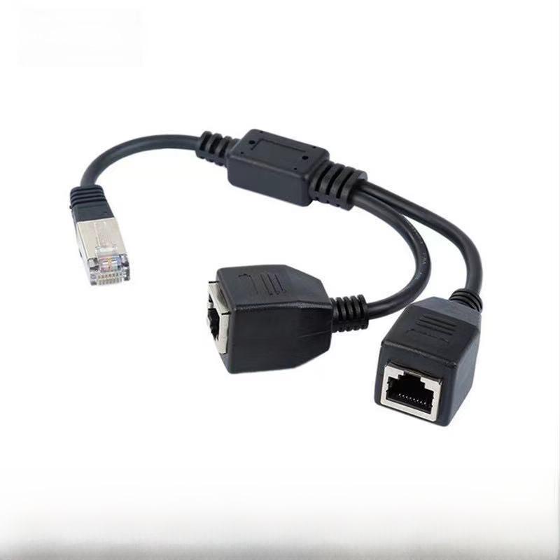 RJ45 Ethernet Splitter Adapter Extension Cable - 1 to 4 Network Connection- beperkte informatie