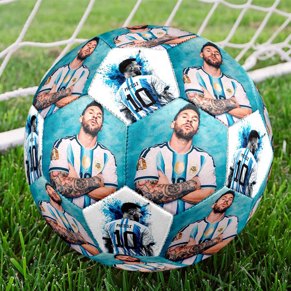 Messi 10 Number Soccer Legend Soccer Ball Size 5 Football Machinestitched Indooroutdoor Training And Matches