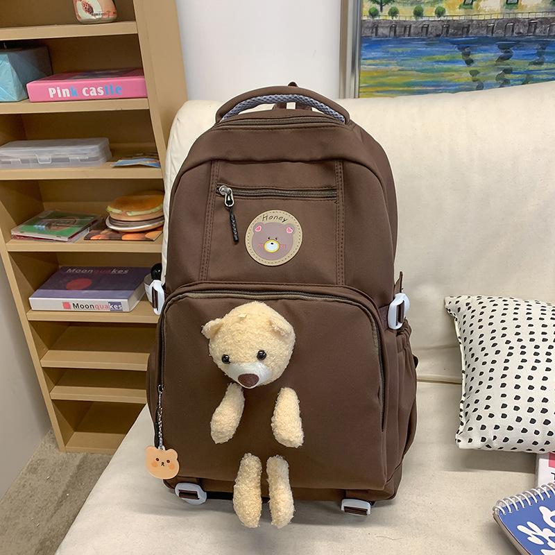 High Value, Fresh, Sweet and Cute Bear Backpack, Lightweight and Large-capacity Backpack for Junior and High School Students