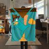 Phineas and Ferb2 Flannel Blanket, High quality Comfortable for All Seasons, Home Decor, Warmth and Comfort