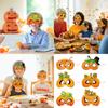 Seasonal Pumpkin Mask Party Prop For Thanksgiving Home Party With Paper Design