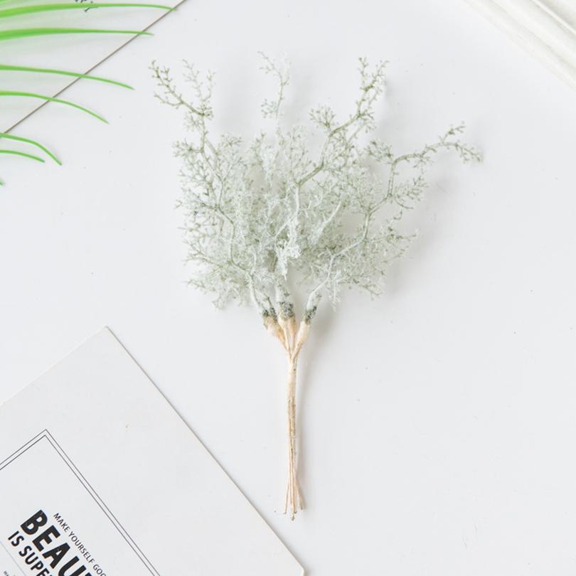 6Pcs Artificial Plant Golden Silvery Branch For Office Desk Bonsai Christmas Tree Wreaths Accessory Home Wedding Arch Decoration