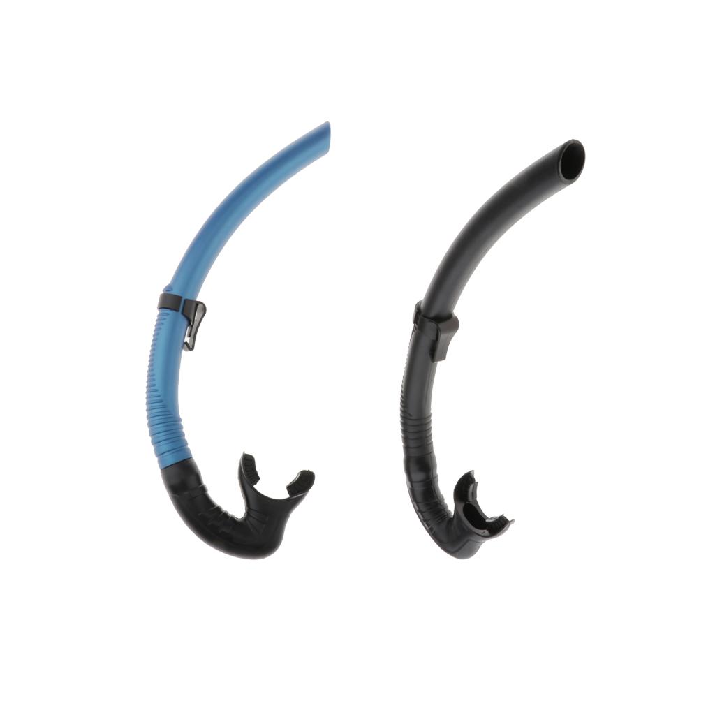 2Pcs Swim Snorkel for Lap Swimming ,Adult Swimmers Snorkeling Gear ,Snorkle Center Mount Silicone