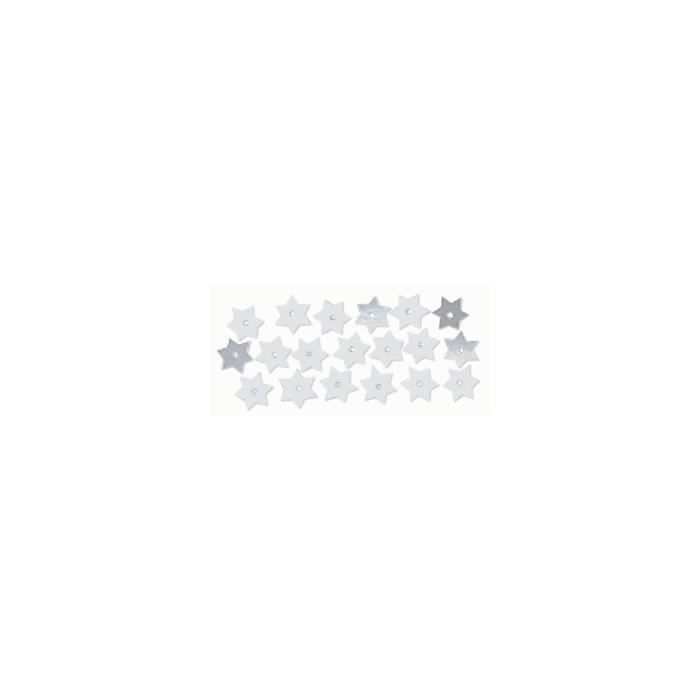 Paillettes étoiles - RAYHER - 14mm - Argent - 100 pièces - Décoration créative