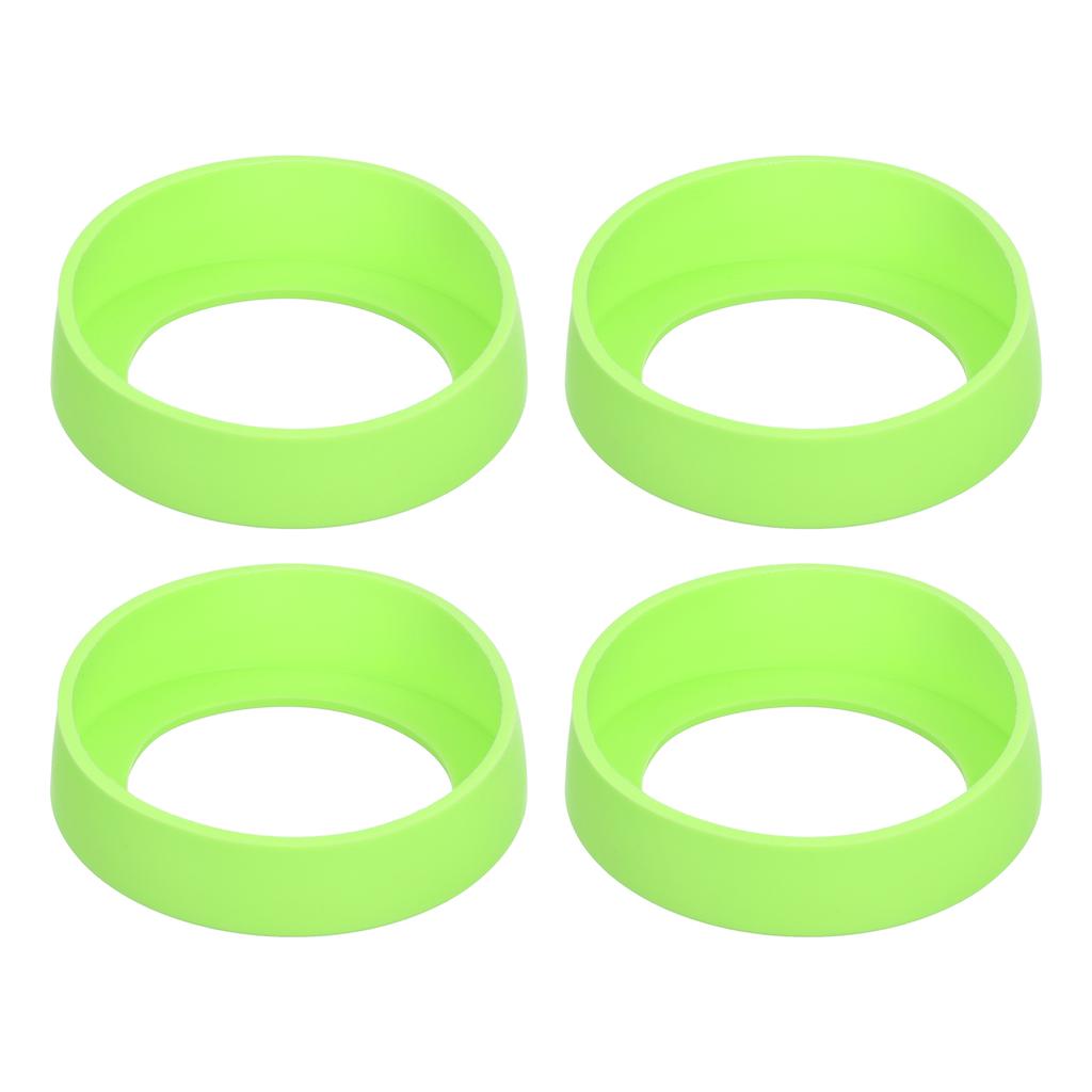 65mm Cup Holder Thermos Cup Base Protective Case Covers Pad Accessories Silicone Cup Bottom Protective Cover Multicolor 4Pcs