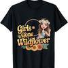Girls Gone Wildflower Hippie Vibes Floral Graphic T-Shirt