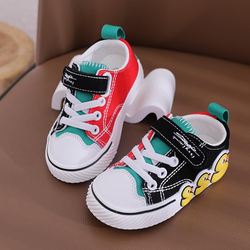 

Kid Canvas Shoe Colored Cartoon Boy Girl Shoe 2025 Spring New Comfortable Breathable Kids Shoe Versatile Casual Shoe Ennis Shoes 16 insole10.5cm