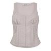 Jack Wills Womens/Ladies Broderie Cotton Corset Top