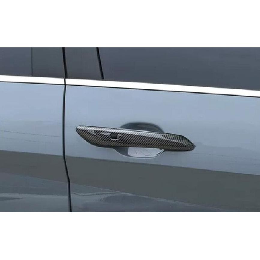 For Hyundai Elantra 21-23 Style Carbon Fiber Outside Door Handle Cover Trim Fit