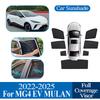 For MG MG4 EV MULAN EH32 ~2025 Car Magnetic Coverage Anti-UV Sunshade Mesh Sunshade Sunscreen Privacy Protection Auto Parts