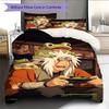 Cartoon Pattern Bedding Quilt Set Quilt Cover Pillowcase Home Decoration Birthday Gift (1 * Duvet Cover + 2 * Pillowcase, Without Core)
