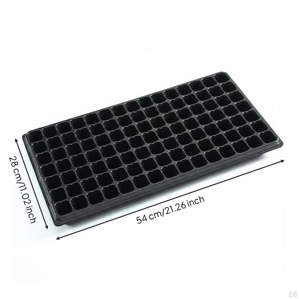 Nursery Tray Thickened Starter Drainage Holes Indoor Growing Trays for Farmers, Gardeners,