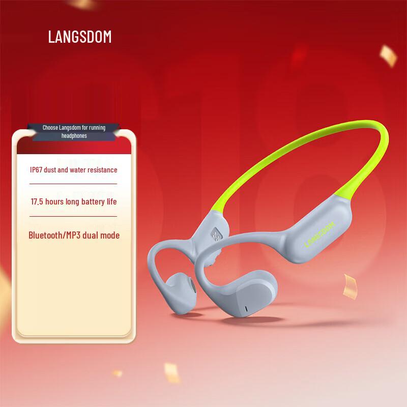 Lanstown AirWavePro Wireless Bone Conduction Sports Headphones
