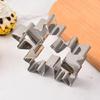 Elegant Festival Holiday Baking Essential Stainless Steel Snowflake Cookie Molds For Pastries And Chocolates