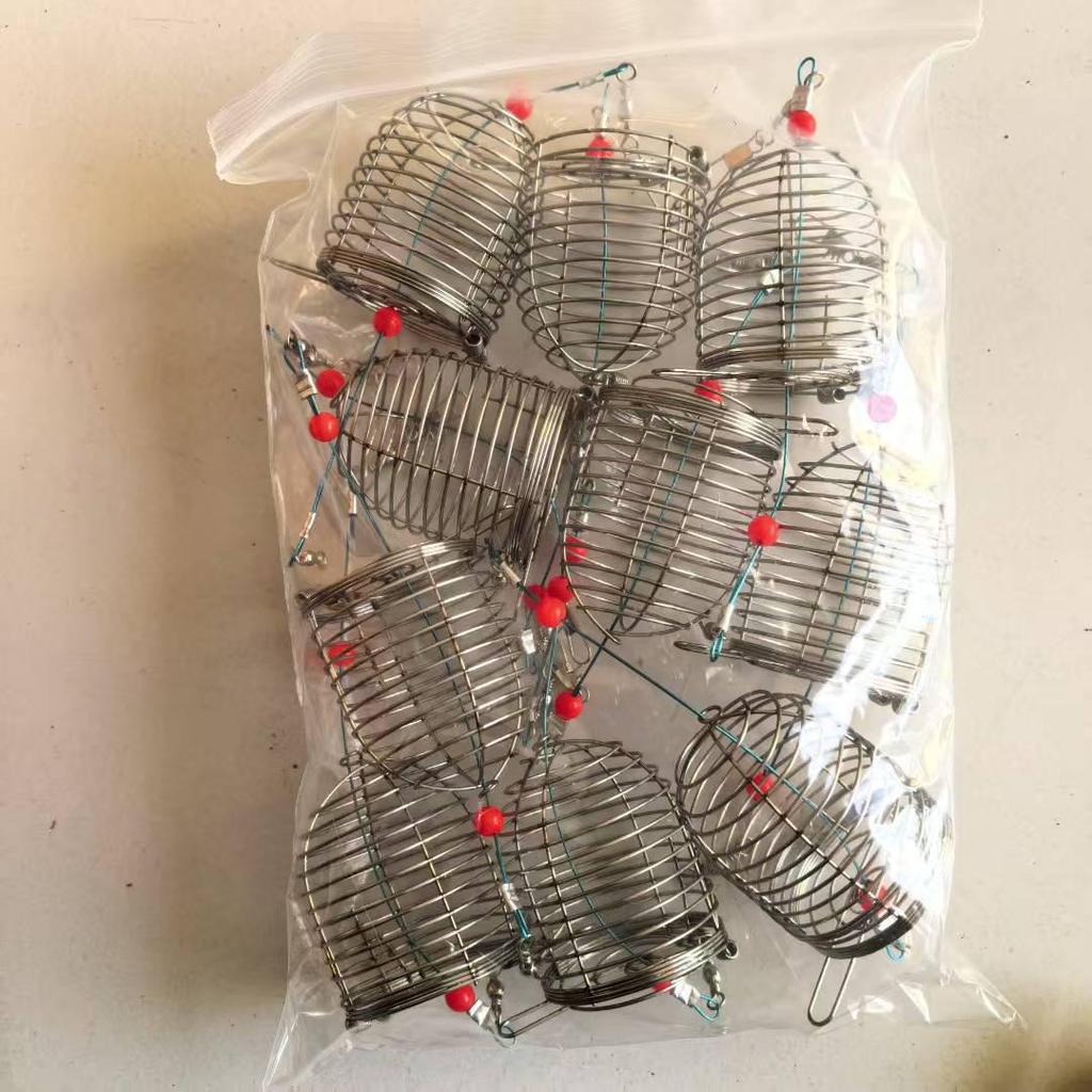 Rostfreier Köderwerfer und Futterkorb aus Edelstahl für das Angeln