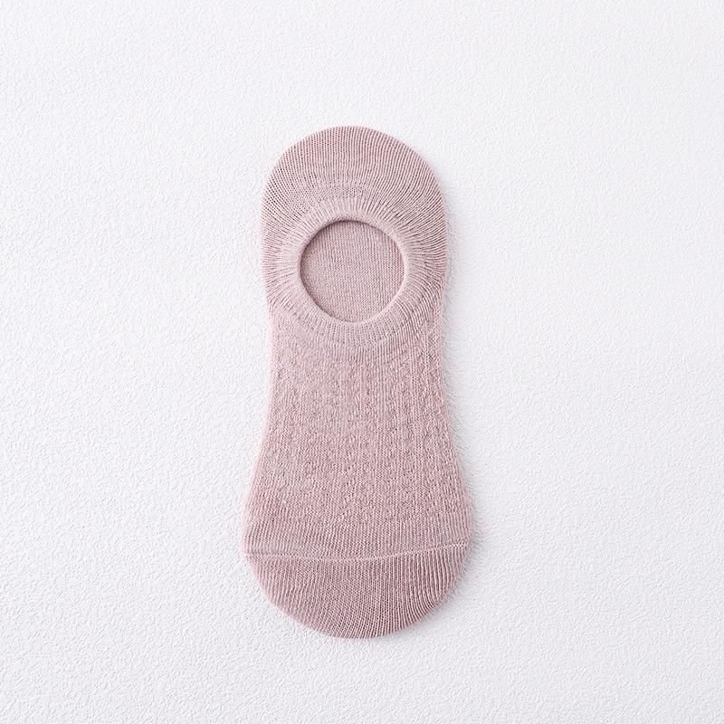 Women's Low-Cut Mesh Non-Slip Invisible Socks - Spring/Summer Lightweight Boat Socks