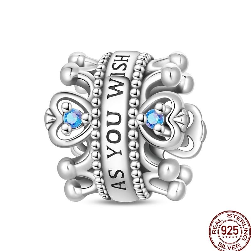 100% Copper Crown Shrimp Crab Charms Beads Butterfly Heart Birthday Pendants Fit Bracelet Jewelry Gifts Marking