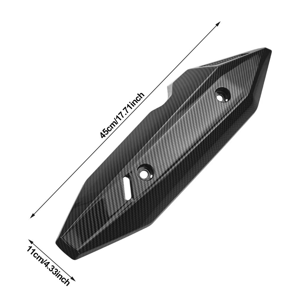 1Pc Modified Accessories Exhaust Manifold Cover Heat Shield Motorcycle Exhaust Pipe Lid Cowl Motorbike Protector Heat Guard