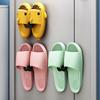 U-Shaped Plastic Slipper Rack, Wall-Mounted Perforation-Free Bathroom Draining Sandal Rack, Household Bathroom Storage Rack