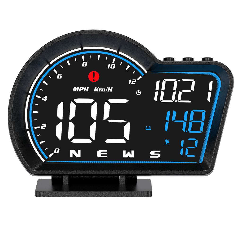 G16 GPS Head Up Display Auto digitaler Tachometer Kilometerzähler Elektronik Geschwindigkeitsmesser Auto HUD Überdrehzahlalarm Bordcomputer