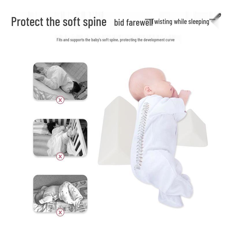 Nastavitelný polštář proti pádu pro miminka pro spaní na boku a prevenci ublinkávání