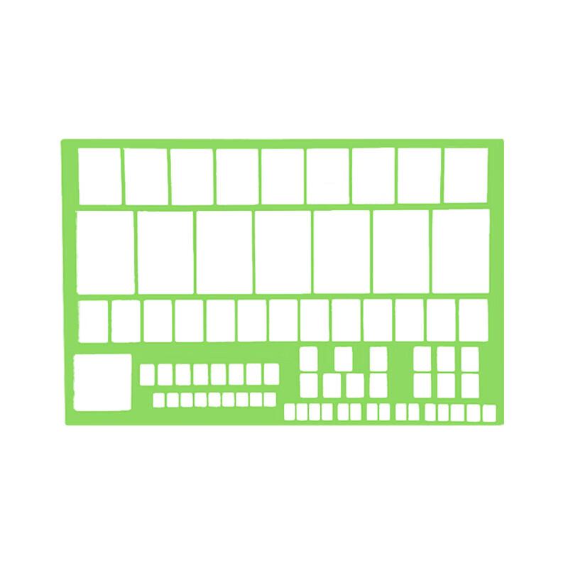 Junnuo Drawing Square Template Ruler Set