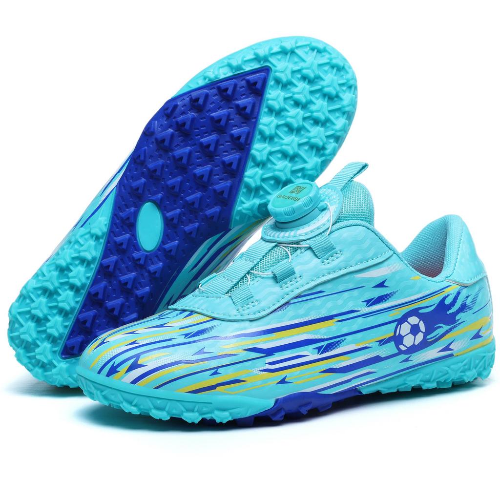 Cross-Border TF Studded Children's Football Shoes for Primary Students – AG Rotating Button for Training