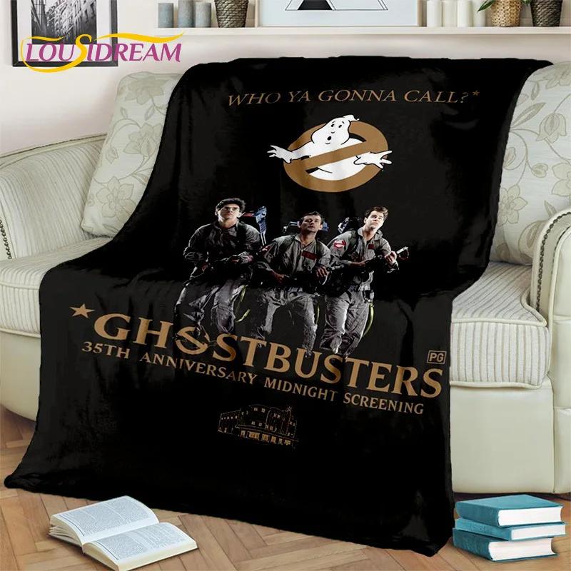 G-Ghostbusters Cartoon-Film-Decke, weiche Flanell-Überwurfdecke für Zuhause, Schlafzimmer, Bett, Sofa, Picknick, Büro, Wandern, Freizeit, Nickerchen, Geschenk