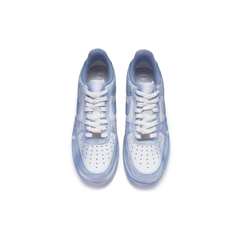 Nike Air Force 1 Low Top Skateboard Shoes Men's White Blue CW2288-111(Team80-)