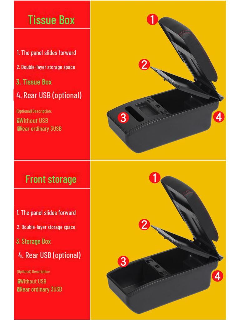 Malaysia VIVA Cross-Border Armrest Box Storage Modification Accessories