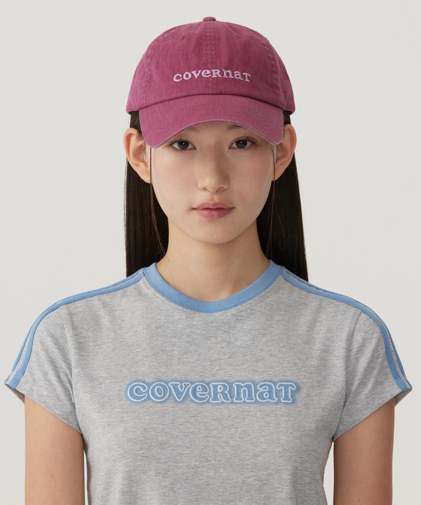 COVERNAT WOMAN Clover Heart Cooper Logo Ball Cap Pink