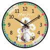 12-Inch 30Cm Learning Early Education Automatic Timing Radio Clock Home Living Room Bedroom Mute Clock Hanging