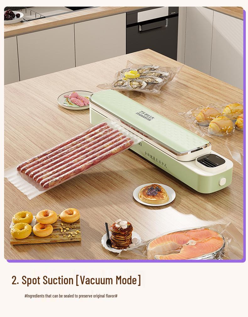 Compact Automatic Vacuum Sealer for Food Preservation
