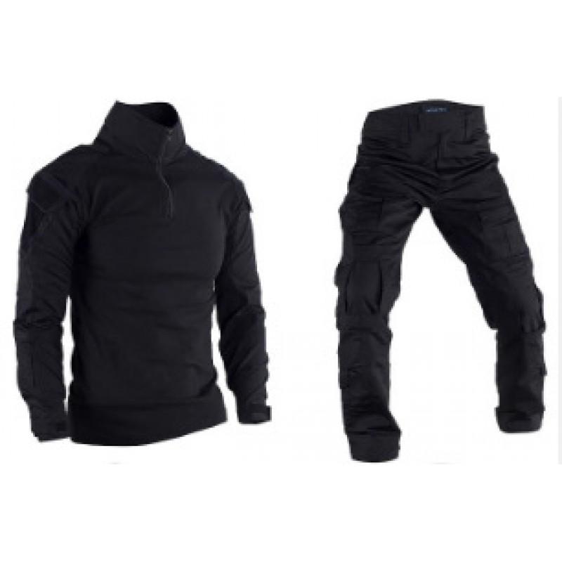 Mens Camo Tactical Training Suit Outdoor Hiking Workout Uniform Quick Dry Breathable Combat Style Clothing