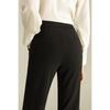 MengShuYa Women's Spring High-Waist Slim Flare Pants