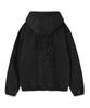 Wacky Willy Denim Hooded Zip-Up Jumper Black