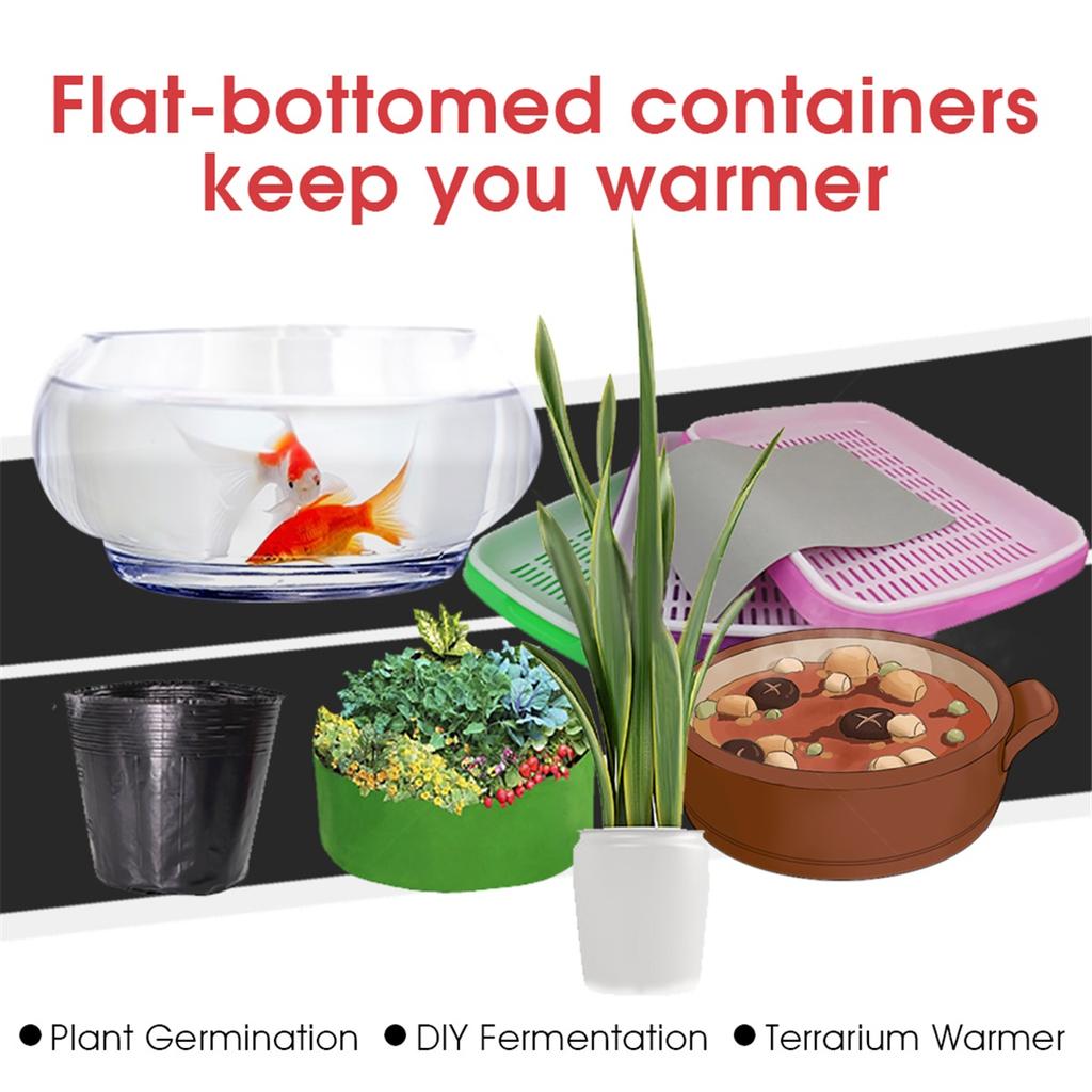 EU/US 5W/7W/14W/20W/28W/35W/45W Reptiles Heat Mat Adjustable Temperature Controller for Terrarium Climbing Pet Heating Warm Pads