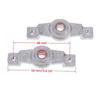 Pack of 2 Shaded Pole Motor Brackets for YJ61 Motors with Covered Pole Bearing Shaft Holders Offering Solid Motor Shaft Support