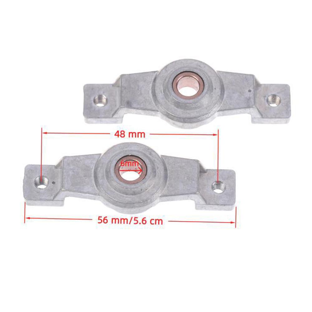 Pack of 2 Shaded Pole Motor Brackets for YJ61 Motors with Covered Pole Bearing Shaft Holders Offering Solid Motor Shaft Support