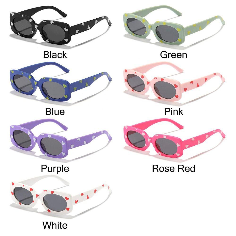2-8 Years Kids Rectangular Sun Glasses Sun Protection Girls Boys Shades