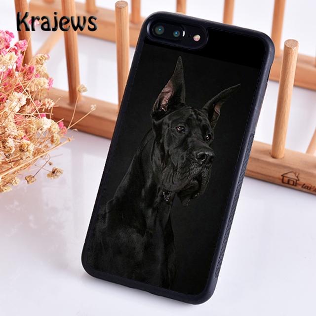 Krajews Great Dane Dog Breed Phone Case Cover For iPhone 17 Air 16 15 14 Plus 11 12 13 Pro Max Coque Shell Fundas