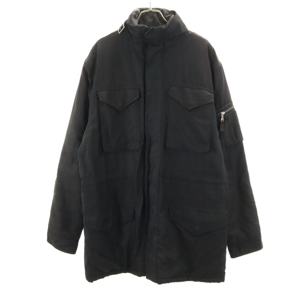 

Polo by Ralph Lauren Military jacket L Black series Filling into cotton Men s Used