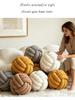 Handmade Knotted Spherical Cushion Pillow for Sofa and Bed